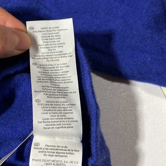 [L] HOBBS Turtleneck Wool Cashmere sweater AUDREY - Picture 10 of 10